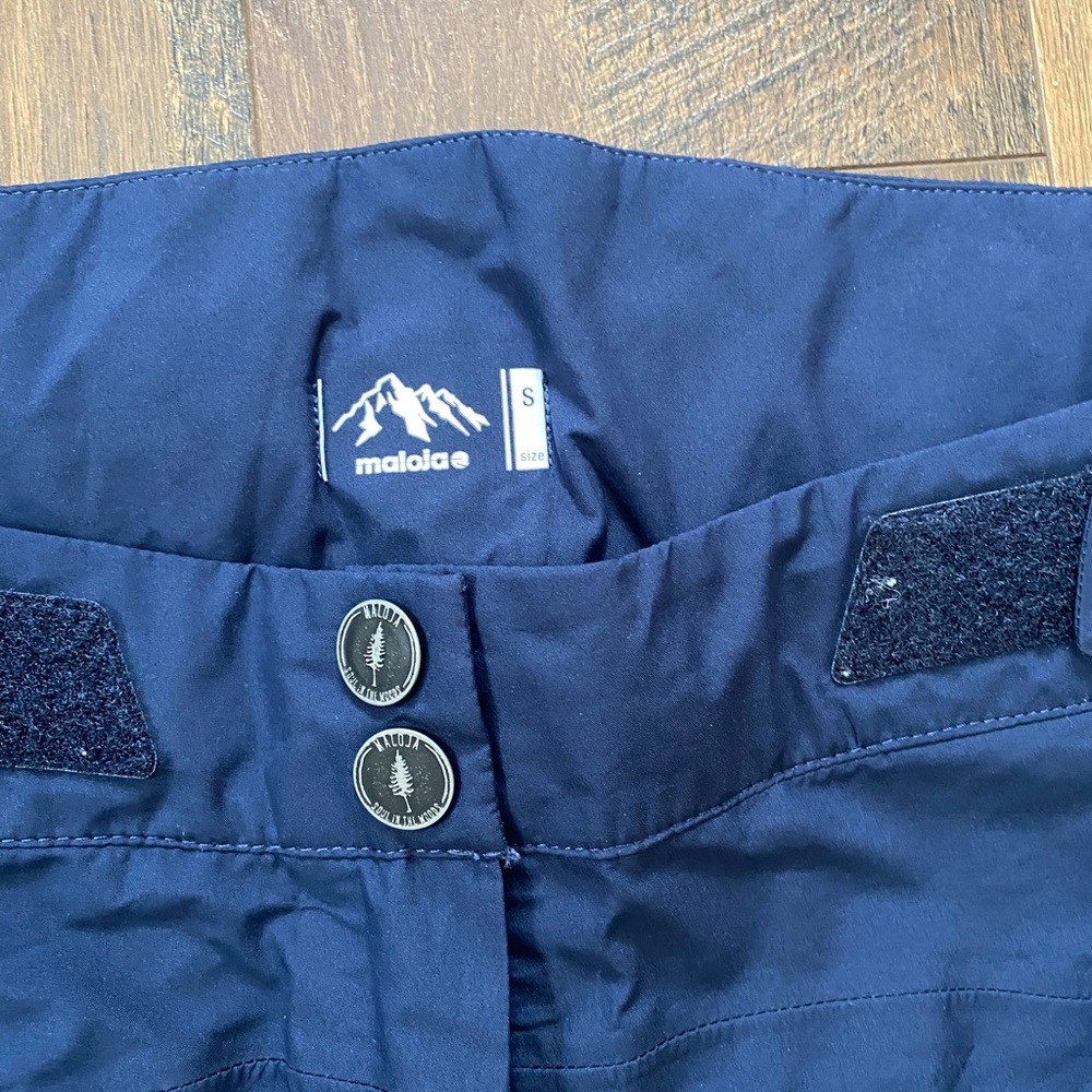 Maloja Women's Rain Pants in Navy Blue - Picture 4 of 4